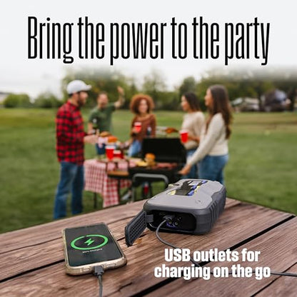 Westinghouse 4000A Portable Jump Starter & USB Power Bank - 12V Car Battery Booster Pack Jump Box for Up to 9.0L Gas & 7.0L Diesel Engines, Bright LED Flashlight, IP65 Rated Waterproof Housing - size: 4000A