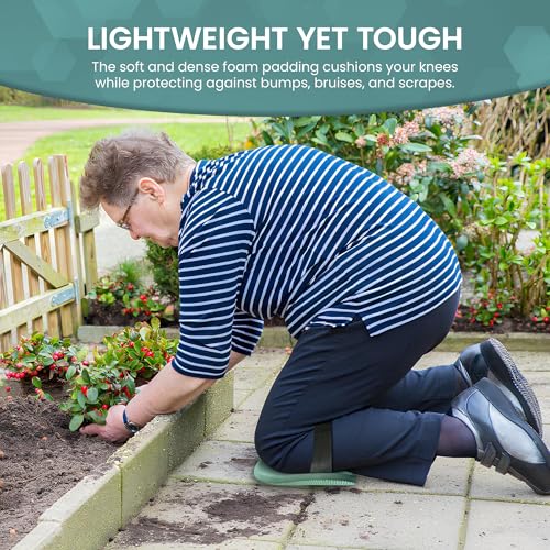 GARDEN GURU Home & Gardening Knee Pads – Waterproof EVA Foam Cushion, Soft Inner Liner, Comfortable Fit with Adjustable Straps (4 Pack) - size: 4 Pack, style: Comfort Foam