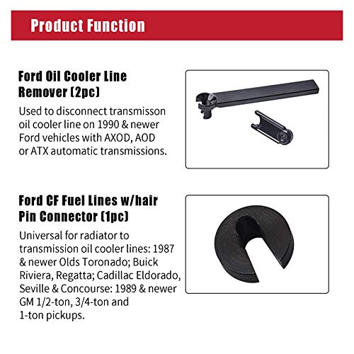 Master Fuel Air Conditioning Line Disconnect Set Transmission A/C & Oil Lines