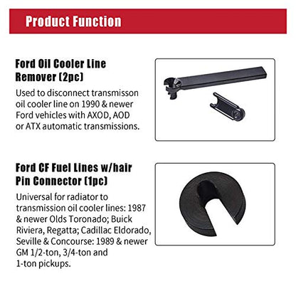 Master Fuel Air Conditioning Line Disconnect Set Transmission A/C & Oil Lines