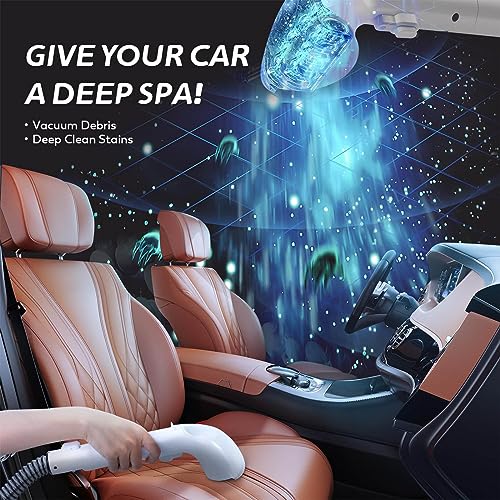 Upholstery Cleaner Machine, Portable Carpet Deep Cleaner Machine, Handheld Rug Spot Cleaner, Small Wet Extractor Vacuum, Hand Held Sofa Shampooer, Pet Stain Cleaning Machine