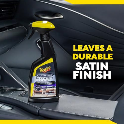 Meguiar's G16216 Ultimate Interior Detailer, Protects Interior Surfaces from Dirt and Grime, Leaves Your Surfaces Protected from UV Rays and Giving It a Lasting Finish, 15.2 Oz Spray Bottle - size: 15.2 Fl Oz (Pack of 1)