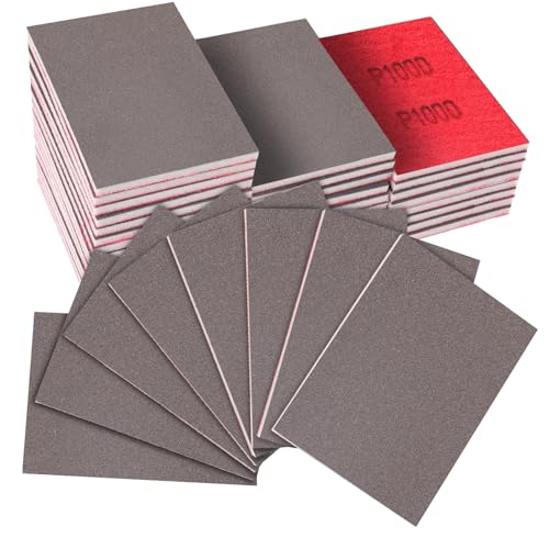 32 PCS 1000 Grit Sanding Sponge, Soft and Flexible Sandpaper Block | 3 x 4 Inch, Hook and Loop, Wet and Dry Use, Washable and Reusable, Tear-Resistant Polishing Pads for Metal Auto Paint Wood - style: 32Pcs 1000Grit