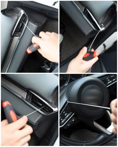 ROTATION 2-Piece Instrument Cluster Removal Tool – Dashboard Pulling Hooks Set for Mercedes-Benz