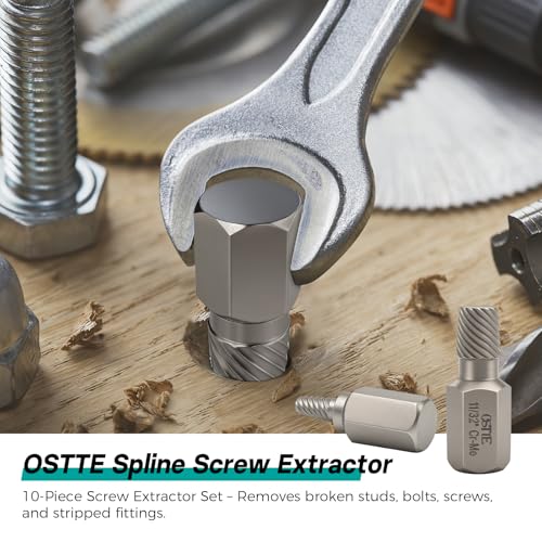 Bolt Extractor Kit & Screw Extractor Set, 40 Pcs with Left Hand Cobalt Drill Bits & Easy Out for Removal of Broken, Stripped, Rusted, Frozen, Rounded-Off Screws, Bolts, Studs, Nuts - size: 40 Piece