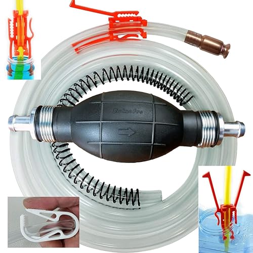GasTapper Deluxe Siphon Pump for Gas, Diesel & Water - 8' Hose, 4 Gls/Min - style: SiphonPro Deluxe
