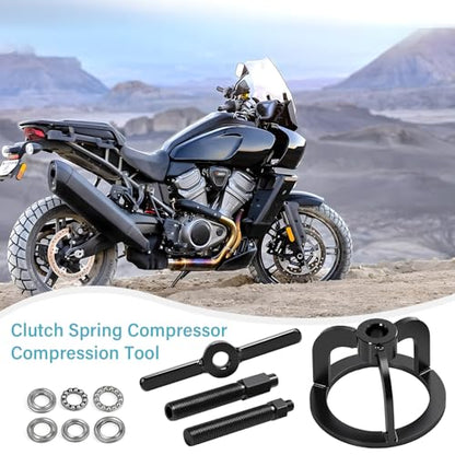 Clutch Spring Compressor Compression Tool Replacement for Harley Davidson Softail Touring Sportster XL XLH 883 1200 Dyna Buell Models 1990-2017 Replace HD-38515A