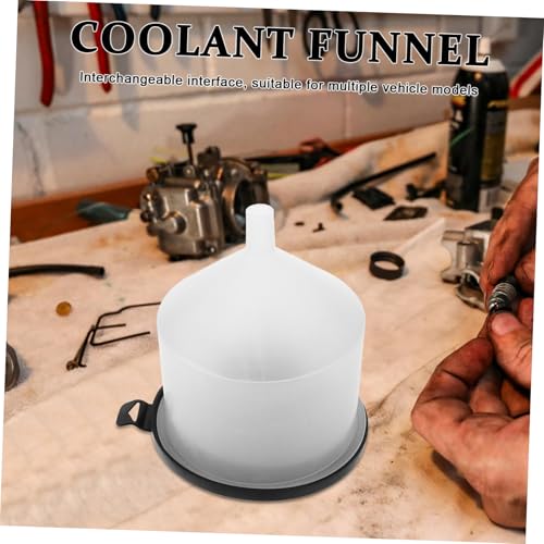 PRETYZOOM 1set Coolant Filling Kit Spill Radiator Funnel for Coolant Flush and Overflow Prevention Compatible Various Car Models