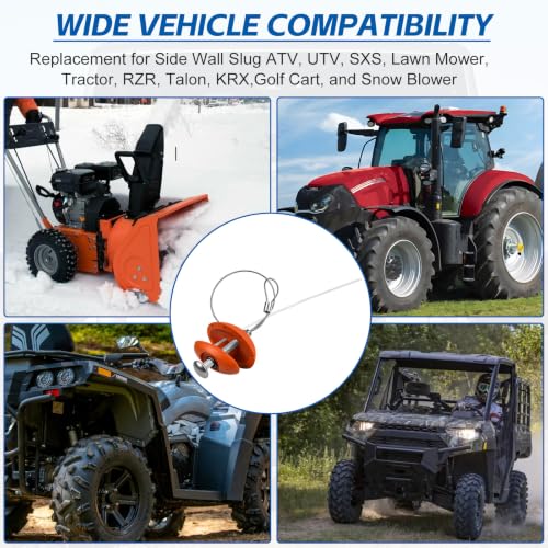 Tire Puncture Repair Kit – Portable Sidewall Emergency Repair Tool Compatible with ATV UTV SXS RZR Can-Am KRX Talon Maverick Polaris Jeep Toyota Lawnmower Zero‑Turn Tractor Trailer - color: 3 PCS