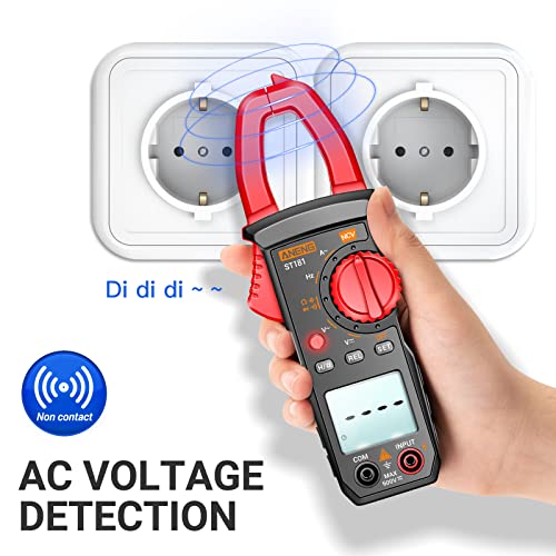ANENG Digital Clamp Meter Multimeter Tester 4000 Counts with NCV Amp Ohm Volt Measures AC Current, AC/DC Voltage,Capacitance, Resistance, Diodes, Continuity Frequency Backlight Electrican Tools - style: 4000 Counts AC Current