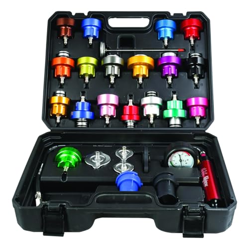 CPS Products Universal Radiator Pressure Test Kit for Detecting Coolant System Leaks
