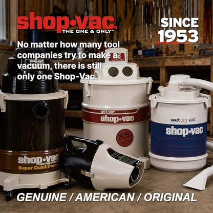 Shop-Vac 5801411 14-Gallon Wet/Dry Shop Vacuum, 5.5 Peak HP, 2.5 Inch Diameter x 7 Foot Hose, 20 Foot Cord, Ideal for Home, Garage, and Workshop Cleaning