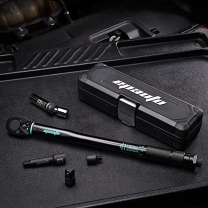 EPAuto 3/8-Inch Drive Click Torque Wrench, 10-80 ft-lb / 13.6-108.5 Nm, Black - size: 3/8-Inch Drive 10-80 ft-lb