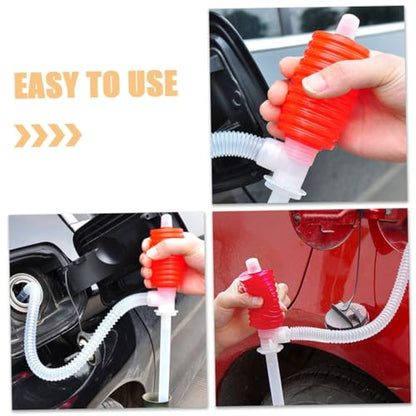Car Oil Pump Kit Siphon Pump and Water Transfer Hose Easy Operation for Car Maintenance