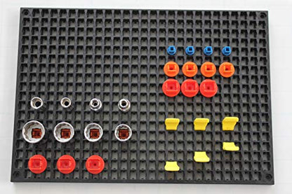 Organizer Genie ® - One Red Pegboard to organize your Sockets, Wrenches, Pliers, Screwdrivers, Bits and All Other Tools - color: Red