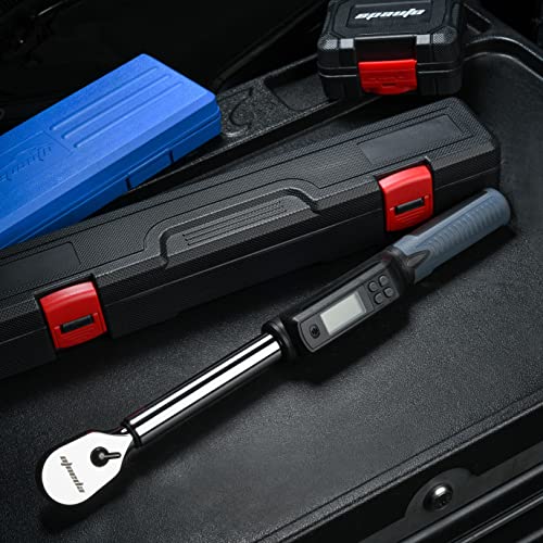 EPAuto 1/2-Inch Digital Torque Wrench, 19.9-154.8 lb-ft, Rotatable Display, Accurate, Easy to Use