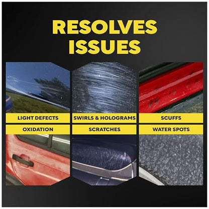 Meguiar’s Mirror Glaze M105 Ultra-Cut Compound, Car Rubbing Compound for Removing Scratches and Heavy Swirls While Adding Shine, Safe and Effective on All Glossy Car Paint and Clear Coats, 8 oz - size: 8 Oz, style: Ultra-Cut Compound
