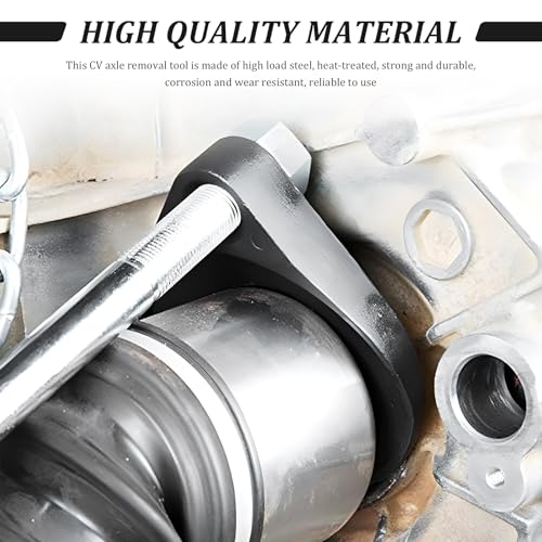 48mm Inner CV Axle Removal Tool with Nut, CV Joint Fork Removing Tool Fits 5/8"-18 Threads Slide Hammers, Steel Front Wheel Drive Axle Pulley Attachment for Most Vehicles - color: 48mm