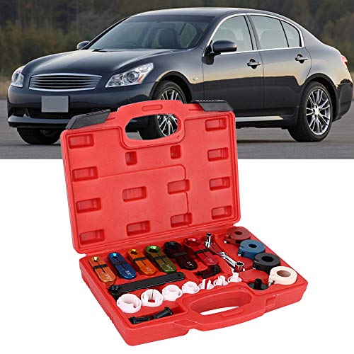 22Pcs Car Air Conditioning Hose Oil Fuel Pipe Line Disconnect Tool Kit, Vehicle Repairing Set, Wide Application for Car Decoration Shop, Easy Disassembly of Quick Couplings