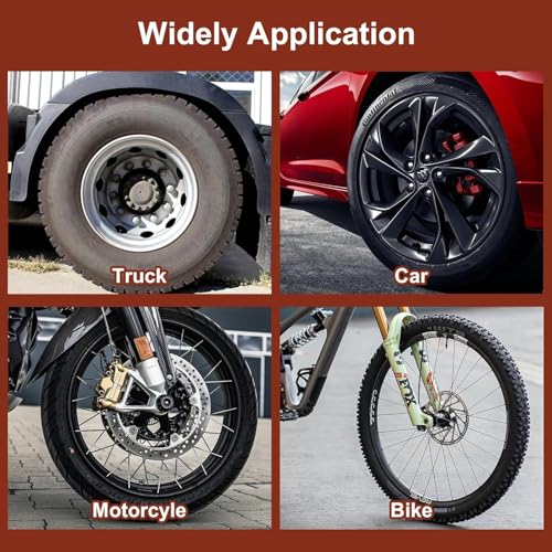 4-Piece Tire Repair Tool Kit Includes 42mm/55mm Tungsten Steel polishing Wheels, tire Patch Roller, Scraper, and Automotive tire Grinding and polishing Accessory Set.