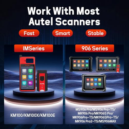 Autel MaxiVCI V200 Vehicle Communication Interface OBD2 Connector Bluetooth Adapter Work with MS906PRO MK906PRO TS ITS600 KM100 BT608 BT609 Wireless VCI200 Diagnostic DoIP CAN FD