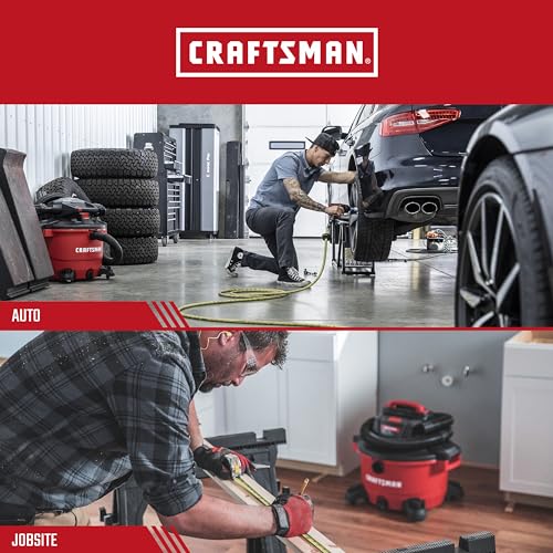 CRAFTSMAN CMXZVBE37413 2-1/2 in. Dusting Brush Wet Dry Vac Shop Attachment | Industrial-Grade Shop Vacuum Accessory for Cleaning Stubborn Debris, Fits 2-1/2 in. Hose Diameter - style: Dusting Brush