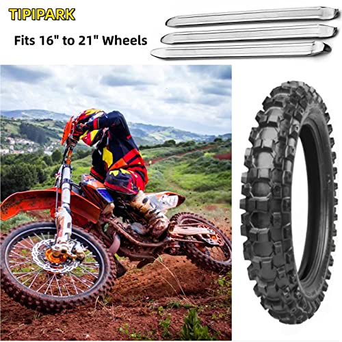 Bike Tire Levers - Motorcycle Tire Spoons Iron Set Dirt Bike Tire Changing Tools 10" Lengthen Premium Stainless Steel Repair Tube for Motorcycles Electric Bicycles Mountain Dirtbike - color: silver-3pcs