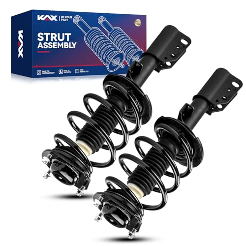 KAX Front Struts Fit for Traverse 2009 2010 2011 2012, Acadia 2007 2008 2009 2010 2011 2012, Shock Quick Suspension Struts with Coil Spring Assemblies, 172518 Struts Full set of 2 SAA329 - style: 172518