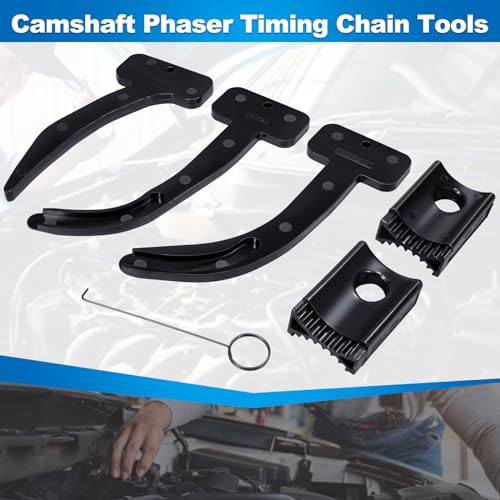 Toolwiz 3.6 Pentastar Timing Tool Kit for Chrysler Dodge Jeep 6 PCS Set | Camshaft Phaser Timing Chain Tools for 2011-2019 Jeep Grand Cherokee Wrangler 10200A+10202+10369A 6 PCS Camshaft Locking Set - size: Camshaft Locking Tool Set