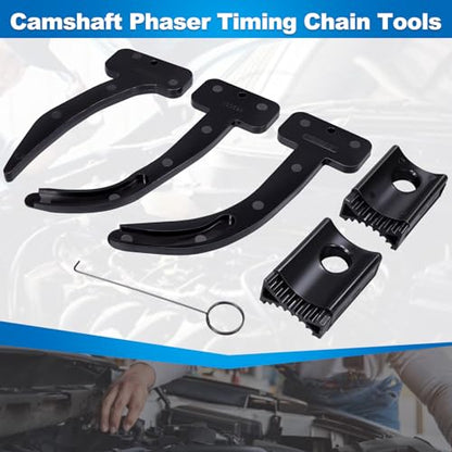 Toolwiz 3.6 Pentastar Timing Tool Kit for Chrysler Dodge Jeep 6 PCS Set | Camshaft Phaser Timing Chain Tools for 2011-2019 Jeep Grand Cherokee Wrangler 10200A+10202+10369A 6 PCS Camshaft Locking Set - size: Camshaft Locking Tool Set