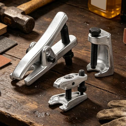 Ball Joint Separator 3-Piece Alloy Universal Automotive Accessories | Car Tie Rod End Remover Ball Joint Puller for Truck RV SUV Sedan Home Garage Workshop Repair