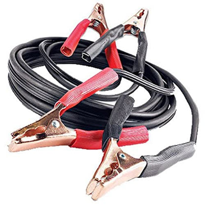 Southwire Road Power Commercial-Duty Booster Cable - Heavy Duty Design - Top & Side Post Compatible - Reliable Jump Start Tool - Tangle Free Automotive Jumper Cable - 10-Gauge - 12 Feet - Black