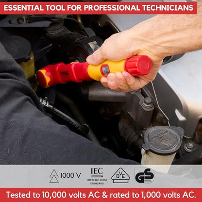 FESA Electrician Insulated Torque Wrench (3/8" Drive, 10-50 Nm Range) | w/Easy Torque Adjustment & Scale Display - Each Insulated Wrench Has ID for Traceability - style: 3/8" Drive, 10-50 Nm Range