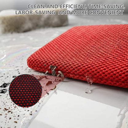 2-Pack Fine Grade Clay Mitt, Premium Clay Infused Auto Detailing Glove Designed to Remove Dirt, Grime, Iron and Surface Contaminants from Paint, Glass, Car Clay Bar Mitt for a Finish