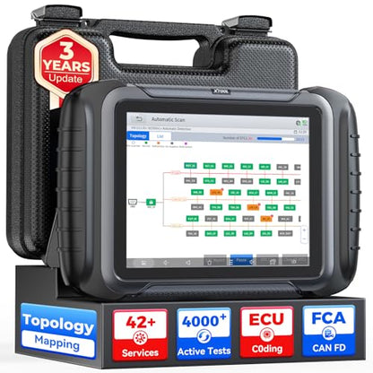 XTOOL D8S AI-Assisted Bidirectional OBD2 Scanner with Topology Mapping | 2026 Upgrade of XTOOL D8, Scan Tool 42+ Reset, Full System Automotive Scanner Diagnostic Tool, PMI for Ford, FCA/CANFD/DoIP