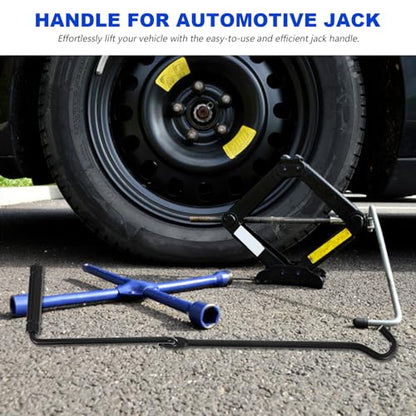 BESPORTBLEScissor Jack Handle for Car & Truck - Metal Crank Handle with Ratchet Design, Portable Tire Changing Tool for Automotive Use