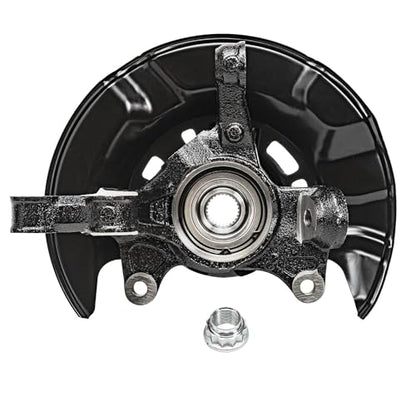 Detroit Axle - 4pc Steering Knuckles Kit for 09-13 Toyota Corolla Matrix, 2 Front Steering Knuckles & Wheel Bearing Hubs 2 Rear Wheel Bearing and Hubs 2009 2010 2011 2012 2013 Replacement - size: 4UW48584/Kit