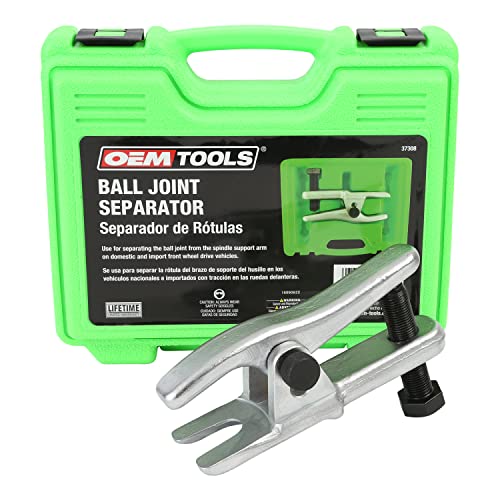 OEMTOOLS 37308 Ball Joint Separator, Adjustable 1 1/8 to 2 1/8 Inch Range, 3/4 Inch Forcing Bolt, Easy Puller Tool for Front Wheel Drive Vehicles