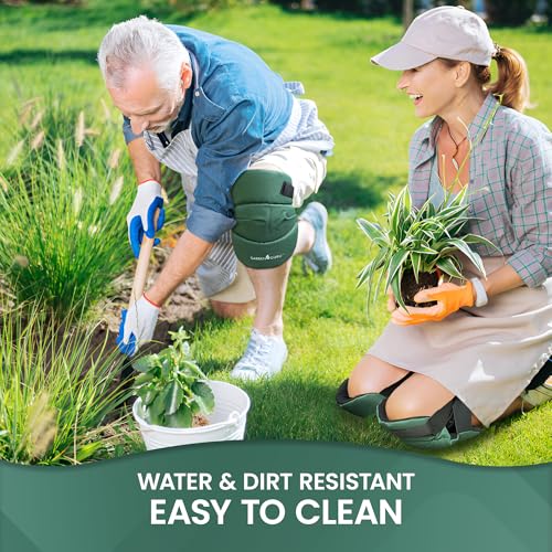 Garden Guru Cushioned Gardening Knee Pads with Adjustable Straps - Soft Inner Liner, Ultra Comfort Padding, Garden Kneelers for Yard Work, Cleaning, Household Chores, Roofing, and More 1 Pack - size: 1 Pack, style: Ultra Soft Cushion