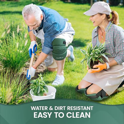 Garden Guru Cushioned Gardening Knee Pads with Adjustable Straps - Soft Inner Liner, Ultra Comfort Padding, Garden Kneelers for Yard Work, Cleaning, Household Chores, Roofing, and More (4 Pack) - size: 4 Pack, style: Ultra Soft Cushion