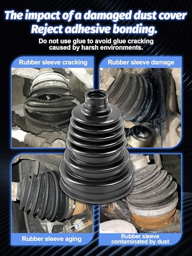 2PCS CV Axle Boot Repair Kit for 25-125mm Height | Fits Shaft Size 26mm-34mm CV Boot Repair Kit Tie Rod Boot for Most Vehicle,Silicone CV Joint Boot - size: 2PCS CV Boot
