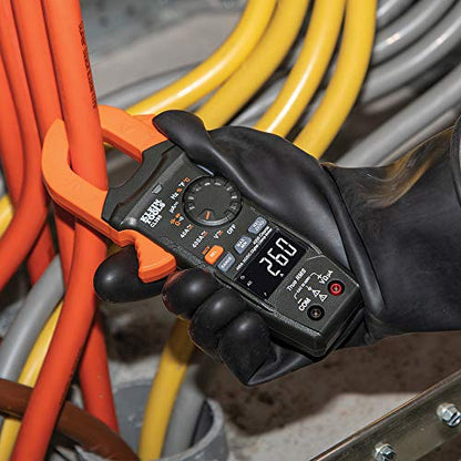 Klein Tools CL390 AC/DC Digital Clamp Meter, Auto-Ranging, 400 Amp, NCVT Tester, Hi-Viz LCD Display, TRMS, Continuity Resistance, Temperature and More - size: Standard Display
