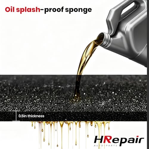 Transmission Drain Pan 2-PCS & Oil Splash Pad 6-PCS fits Oil Coolant Transmission Fluid Large Transmission Drain Pan Funnel Replacement for Lisle 17892 38780 - size: 2-PCS