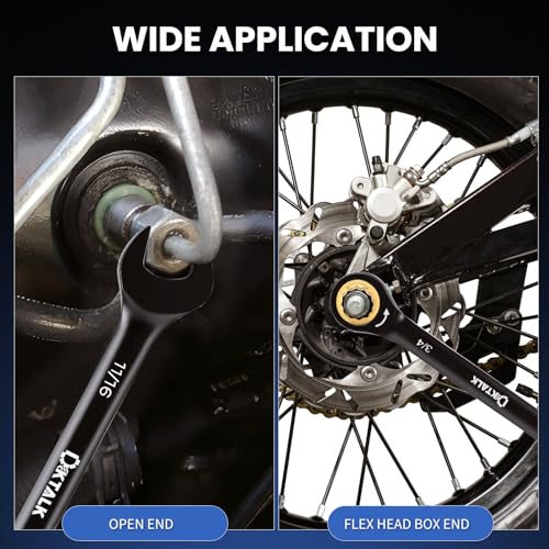 8PCS SAE Ratcheting Wrench Set, 72-Tooth Combination Wrench Set, 5/16"-3/4" | 5-Degree Swing Arc for Tight Spaces, CR-V Steel, Rust-Resistant Black Finish with Storage Organizer - size: SAE