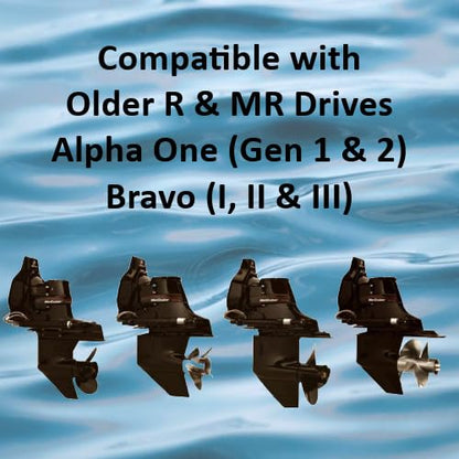 Replacement Kits Stainless Steel Gimbal Bearing Seal | Compatible with Mercruiser Sterndrives All Models, Replaces 26-88416
