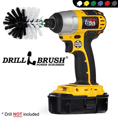 Truck Cleaning Accessories - Car Cleaning Supplies - Glass Cleaning Brush - Car Mats Dirt Lifter - Carpet Cleaning Tool - Upholstery Scrubbing Set - Windshield Shiner - Wheel Brush - Tire Cleaning Kit - color: White