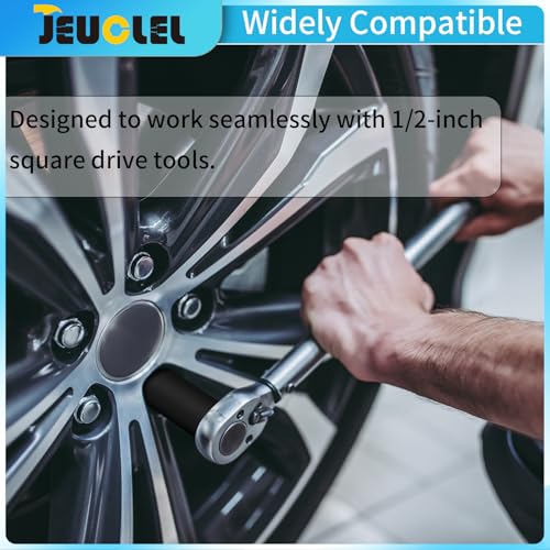 2PCS 1/2" Drive Emergency Lug Nut Remover Socket, Twist Locking Wheel Nut Socket Set for Stripped Lug Nut Removal 13/16" & 1" Compatible with Most Vehicles for Keyless Locking Nut Removal