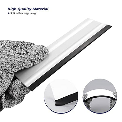 EHDIS 6" Block Squeegee Car Rubber Squeegee for Car Window Windshield,Film,Stickers,Decals and Vinyl Applicator Tool, Pack of 2 - size: 6 inch