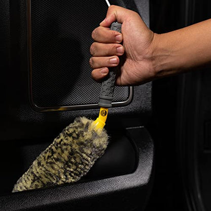 Chemical Guys ACC615 Rimpaca Reach Around Ultimate 2 Piece Wheel Brush Set (Rimpaca Wheel Cleaners) | Long, soft brushes reach behind spokes and into barrels to clean wheel faces and rims without scratching - style: 2 Piece Set