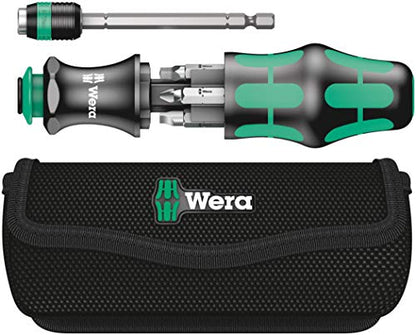 Wera KK 26 7-In-1 Bitholding Screwdriver with Removable Bayonet Blade (SL/PH/SQ)